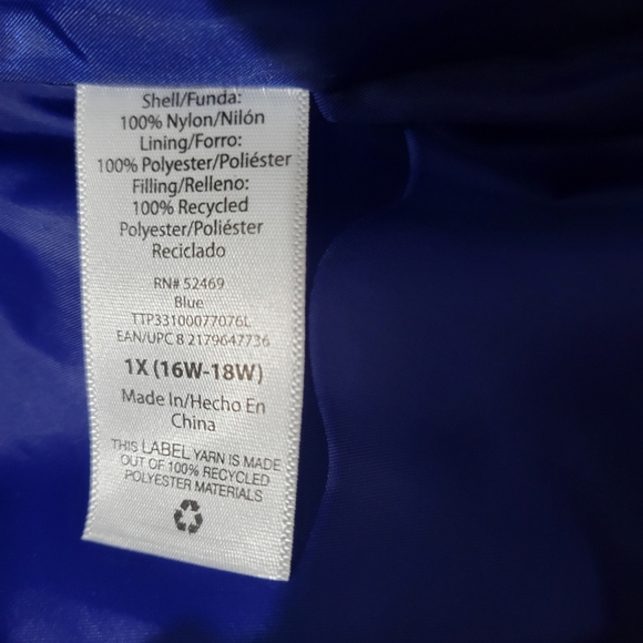 Time and Tru Women's Puffer Puffer Jacket - Picture 8 of 9